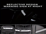 Bicycle Tail Bag with Quick Access Kettle Pocket & Reflective Safety Light V1106-139-BLA-38274