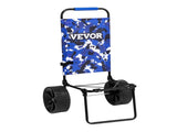 Beach Dolly with Big Wheels for Sand, 15.4" x 15.7" Cargo Deck, w/ 10" PE Solid Wheels, 69LBS V952-STTCXG10INCH3UV59V0