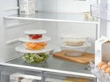 Mixing Bowls with Lids Set of 5, Borosilicate Baking Bowls for Cooking Meal Prep and Food Storage, V1369-AZ3-W-21579