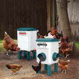 Chicken Feeder Water Food Treadle Poultry Feeding 12KG Large Capacity 11L V63-849551
