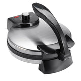 Versatile Electric Crepe Maker and Pancake Machine with Non-Stick Heating Plates, Stainless Steel V1341-ZY-G23XPDZL-SILVER