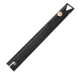 Aluminum Alloy Straight Ruler 25cm Precise Scale Professional for Woodworking Drawing Measuring Tool V1294-YM0901-3114240054311