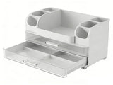Makeup Organizer with Drawers Cosmetic Display Case with Brush Holder for Bathroom V1294-YM0901-3117250215711