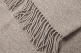 Chiswick Throw - Merino Wool/Cashmere - Stone V164-CH16