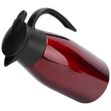 2L Insulation Pot Stainless Steel Vacuum Thermal Kettle Jug for Home Office TravelRed V1294-YM0718-3118210026311