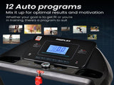 PROFLEX TRX4 Electric Treadmill, Medium Size, Foldable, Suspension, Bluetooth, USB/MP3, Pulse V219-FTNTRDPFTRX4A