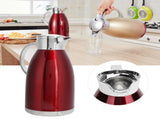 2L Thermal Jug DoubleWall Stainless Steel Vacuum Insulation Kettle for Coffee Tea V1294-YM0718-3118210026211