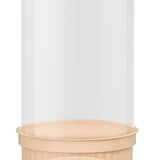 Toy Storage Container PET Transparent Cylinder Plush Toy Display Bucket with PP Lid for Home V1294-YM0703-3117230101212