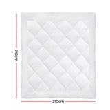 Giselle Bedding 800GSM Microfibre Bamboo Quilt Queen QUILT-BAM-800-Q