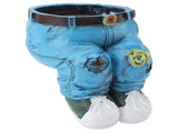 Pants Flower Pot Resin Stylish Look Versatile Decorative Flower Planting Pot Planter Garden Figurine V1294-YM0901-3111240060211