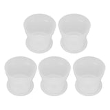 5pcs Orchid Pots with Holes Saucers Indoor Clear Plastic Plant Pot Set Optimal Drainage for Home V1294-YM0901-3111240151312