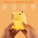 Cute Capybara Night Light and White Noise Sound Machine with Bluetooth Functionality for Bedroom V1258-DP02-C-595