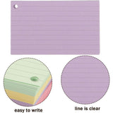 300pcs Colorful Index Cards with Binder Ring - Lined Paper Note Cards, Lightweight Sheets for V1370-AZ4-11382