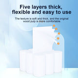 5-Ply Toilet Paper Kitchen Paper Towels, Original Wood Pulp 14 Rolls Paper Towels Strong Absorbent V1369-AZ3-W-10018