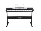 Alpha 61 Keys Electronic Piano Keyboard Digital Electric w/ Stand Stool Silver EK-JK-60-SL-H-B01