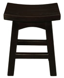 Tokyo Solid Mahogan Timber Footstool V199-BR048WDC