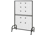 2 Packs Grid Wall Panels, 898 x 1798 mm Wire Grid Panels Display Rack, Movable Art Display Shelf V952-LSWGQ7080INCADLXP001V0