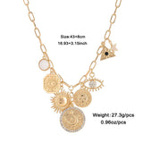 Celestial Magic Jewelry Set - Gold Tone Iron and Zinc Alloy V888-ELOSUNG56174-4