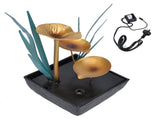 Tabletop Fountain LED Lights No Noise Compact Lightweight Classic Indoor Waterfall for Decorating V1294-YM0710-3115210156312