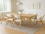Levede 8x Dining Chairs Foldable PU Beige CH1099-2-BGX4