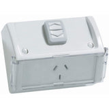 15A 250V Weather Proof Single Switch Socket Outlet, Resistant Grey V1202-V1-CLIWSC227115RG