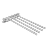 Swivel Towel Bar Swing Out Towel Rack for Bathroom Wall Towel Holder 304 Stainless Steel 4 Arm V1294-YM0901-3112240047312