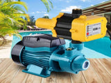 Giantz Peripheral Water Pump Garden Boiler Car Wash Electric Irrigation QB60 Yellow PUMP-QB60-IT-BU-YEL