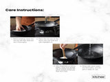 Kitchee 32cm Carbon Steel Wok Set Flat Bottom with Wood Lid Spatula - Induction Ready V238-SUPDZ-41318283444304
