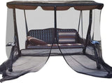 Outdoor Swing Chair Mesh Net Ultra Large Mosquito Net Zipper Closure Netting Curtain Water Resistant V1192-AZ-W-14243