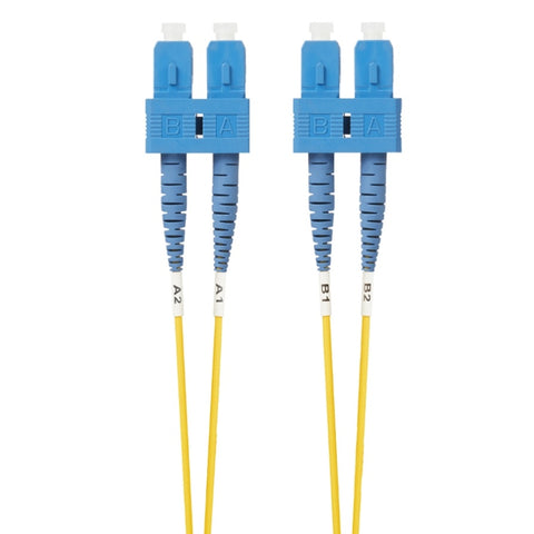 10m SC-SC OS1 / OS2 Singlemode Fibre Optic Cable : Yellow FL.OS2SCSC10M