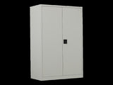 Two-Door Metal Cabinet Shelf Storage for Home Office Gym V63-844331