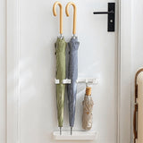 Umbrella Stand, Wall Mounted Holder Rack, Wall-Mounted Storage Space Saving Organizer V1369-AZ3-W-12965