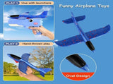 2/3 Pack Airplane Launchers Toy Kids Toy Plane Outdoor Toys Boys Flying Toys Birthday Gifts V1192-AZ-W-17673