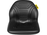 Universal Lawn Tractor Seat Replacement, Compact High Back Mower Seat, Black Vinyl Forklift Seat, V952-MZYHS2QISSGOKYL39V0