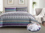 Whimsical Winter Frosty Elegant 3 Pc Comforter & Pillow Cover Set V745-MAB010758AJ3