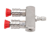 Dual Pressure Nozzle Stainless Steel with 1/4 Quick Connect 2 Color Nozzle 2 in 1 Pressure V1294-YM0901-3111240207511