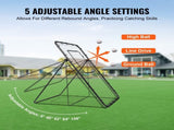 Baseball And Softball Rebounder Net, 4 x 6 Feet PitchBack Baseball Nest for Pitching and Fielding V952-BQHDWPWJDKD4HE1Z4V0