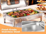 5-Star Chef 9L Chafing Dish Buffet Warmer Food Warmer Catering Server CD-9L-90P-SS