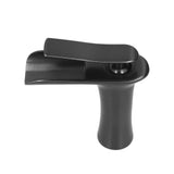 G1/2 Sink Faucet Copper Waterfall Water Tap Black Bathroom Basin Hot Cold Faucet for Kitchen Toilet V1294-YM0523-3112210109511