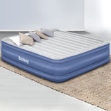 Bestway Air Mattress King Inflatable Bed 56cm Airbed Blue BW-BED-K-61-67692