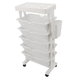 Movable Bookshelf Removable Bookcase Rotatable Multilayer Mobile Bookshelf for Bedroom Dormitory V1294-YM0901-3116230011611
