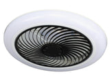 Ceiling Fan Light 6 Gear Wind Stepless Dimmable Quiet Modern Flush Mount Ceiling Fan with Light and V1294-YM0901-3113240112411
