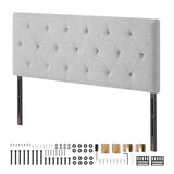 VEVOR Headboard, Full Headboard with Adjustable Height, Comfortable Diamond Tufted for Full V952-BDDCTBFULLW5EX1OJ002V0