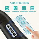U-Shaped Neck & Shoulder Massager with Heated Surface, Bidirectional Kneading, Office & Car V1232-UXAMQ-001
