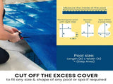 HydroActive QuadCell Swimming Pool Cover 500 Micron 12m x 6.4m SPC-2C5B-12X64