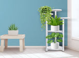 Levede Plant Stand Outdoor Indoor Flower White Medium UM1189-M-WH