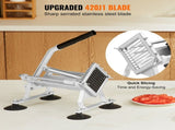 Commercial Vegetable Slicer 3/8 Inch Manual Fruit and Vegetable Cutter Stainless Steel Aluminum V767-VVR-FQQPJWS38INCMIPZFV0