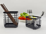 Kitchen utensil holder, stainless steel cutlery rack, sink holder, stainless steel sink organizer, V1259-DP01-BO-274