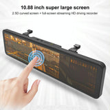 10.88 Ips Touch Screen Car Dvr Recorder - Ultra Hd 1080P PRL-6110RIP