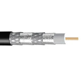Matchmaster Digimatch RG6 Coaxial Cable Quad Shield 1.02mm PVC Black 305M 06MM-E6Q V1202-V1-MAT06MM-E6Q